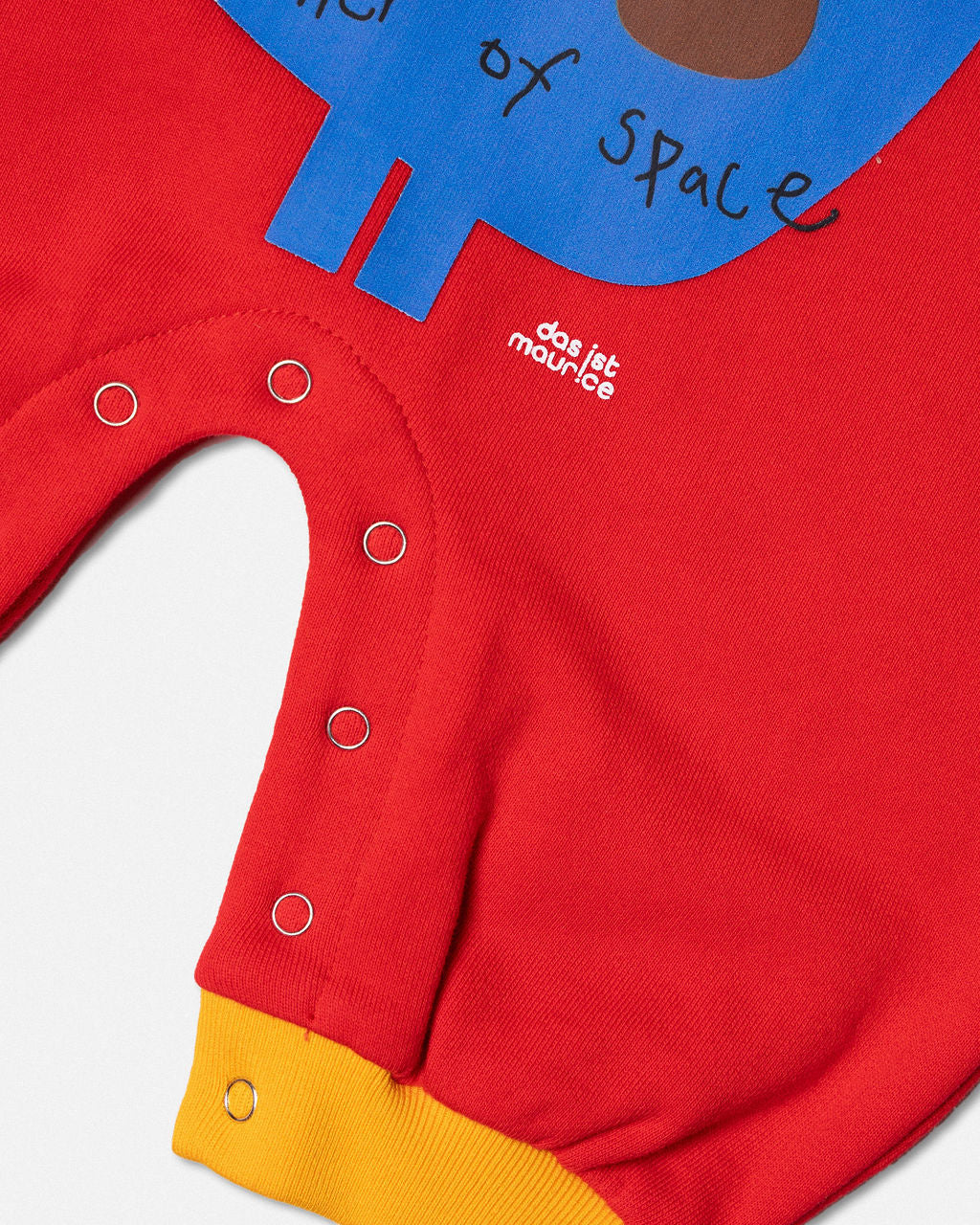 Romper Red Space Man