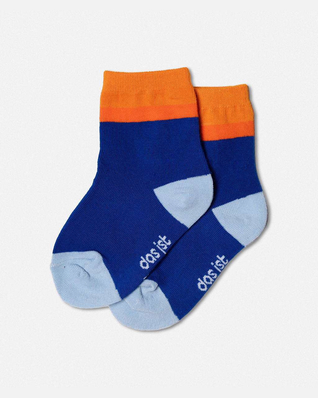 Socks Orange & Blue