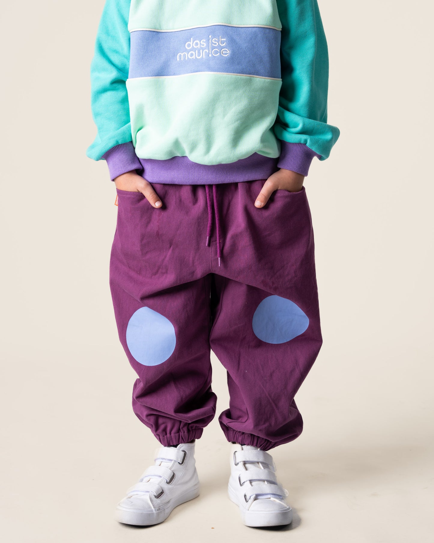 Indigo Barrel Pants | Blueberry