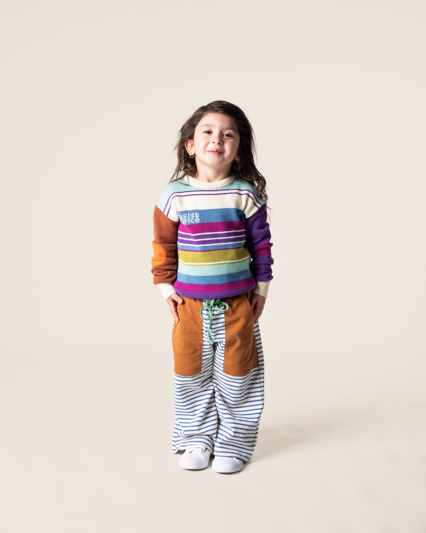Jersey Knit Sweater |  Ski Stripes