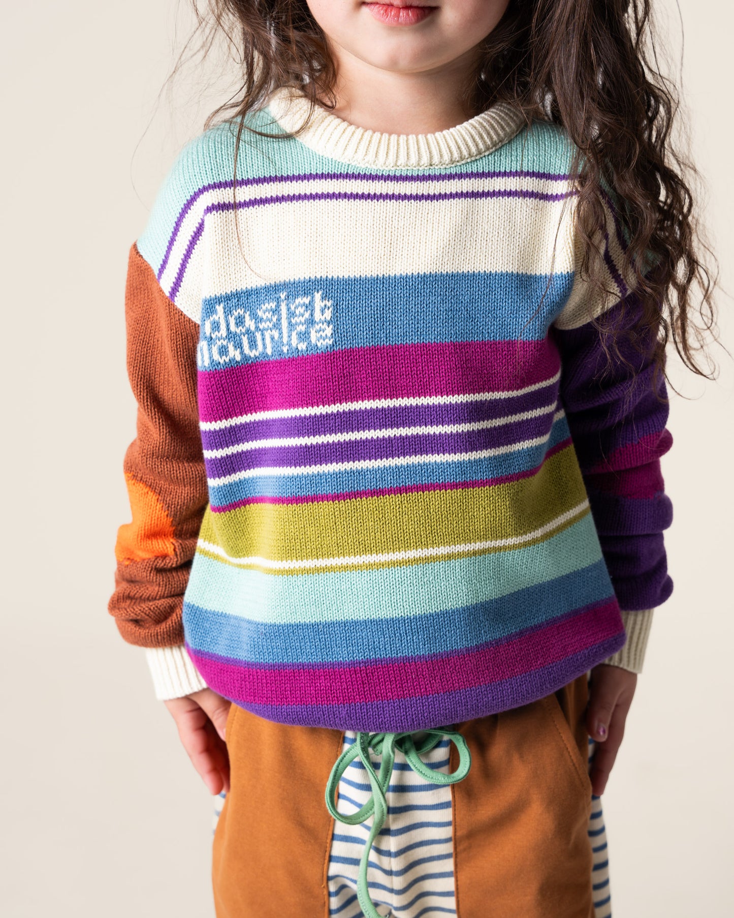 Jersey Knit Sweater |  Ski Stripes
