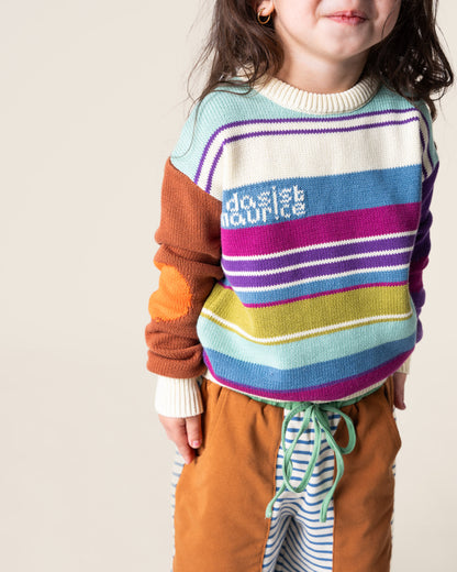 Jersey Knit Sweater |  Ski Stripes