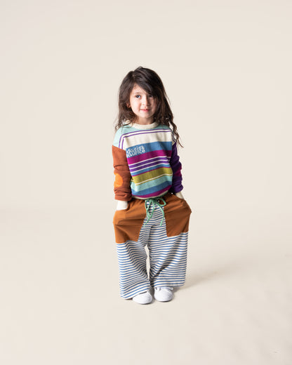Wide Leg Pants | Stripes