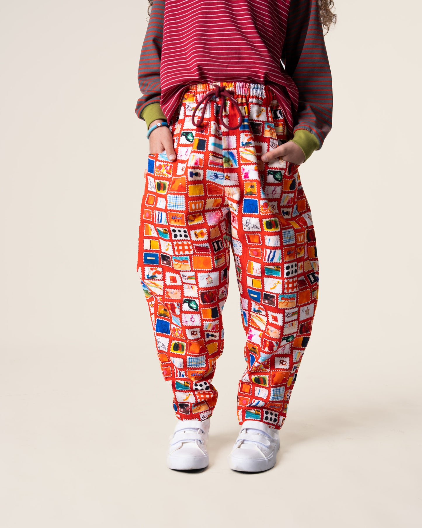 Barrel Pants | Stamps