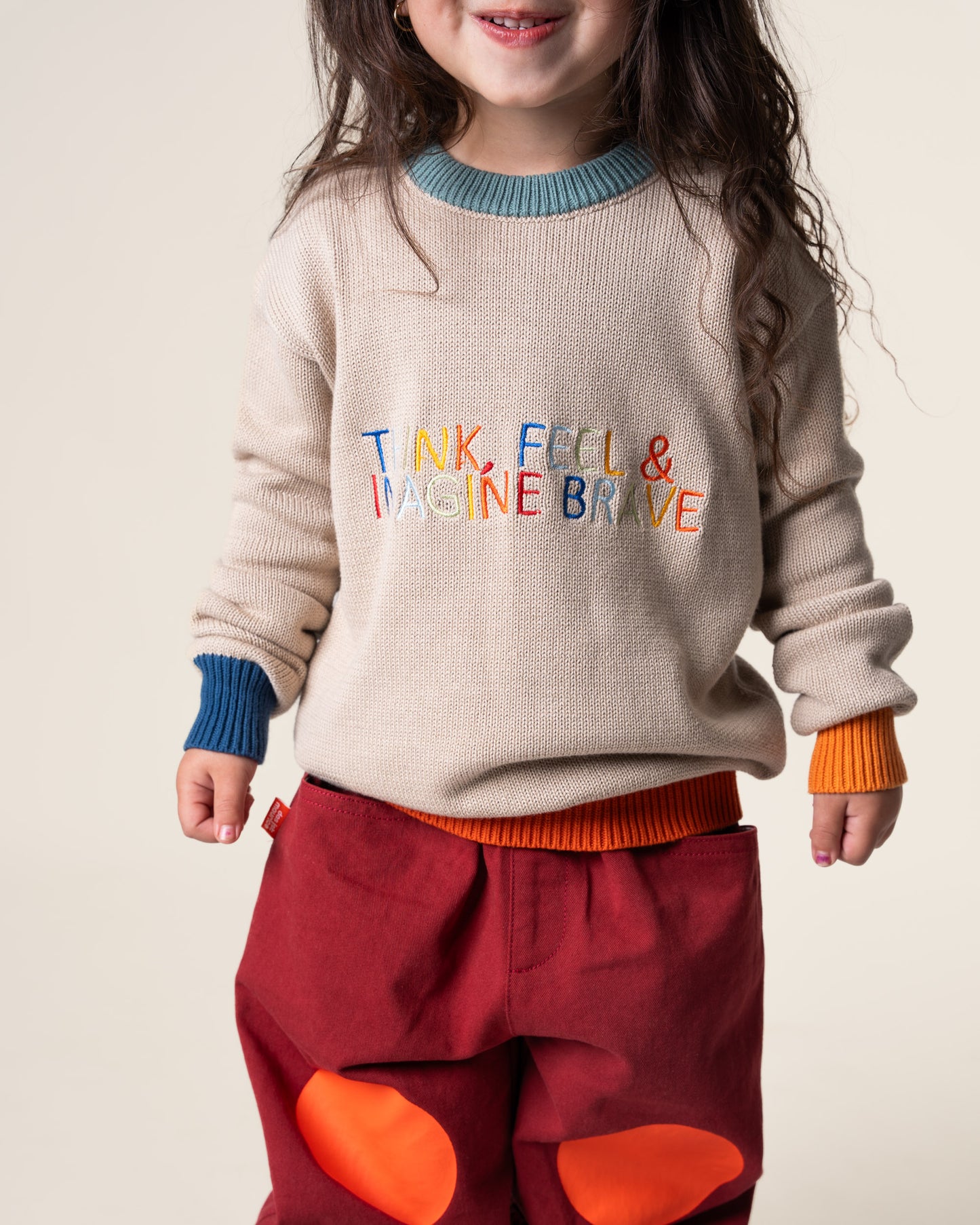Embroidered Knit Sweater |  Imagine Brave