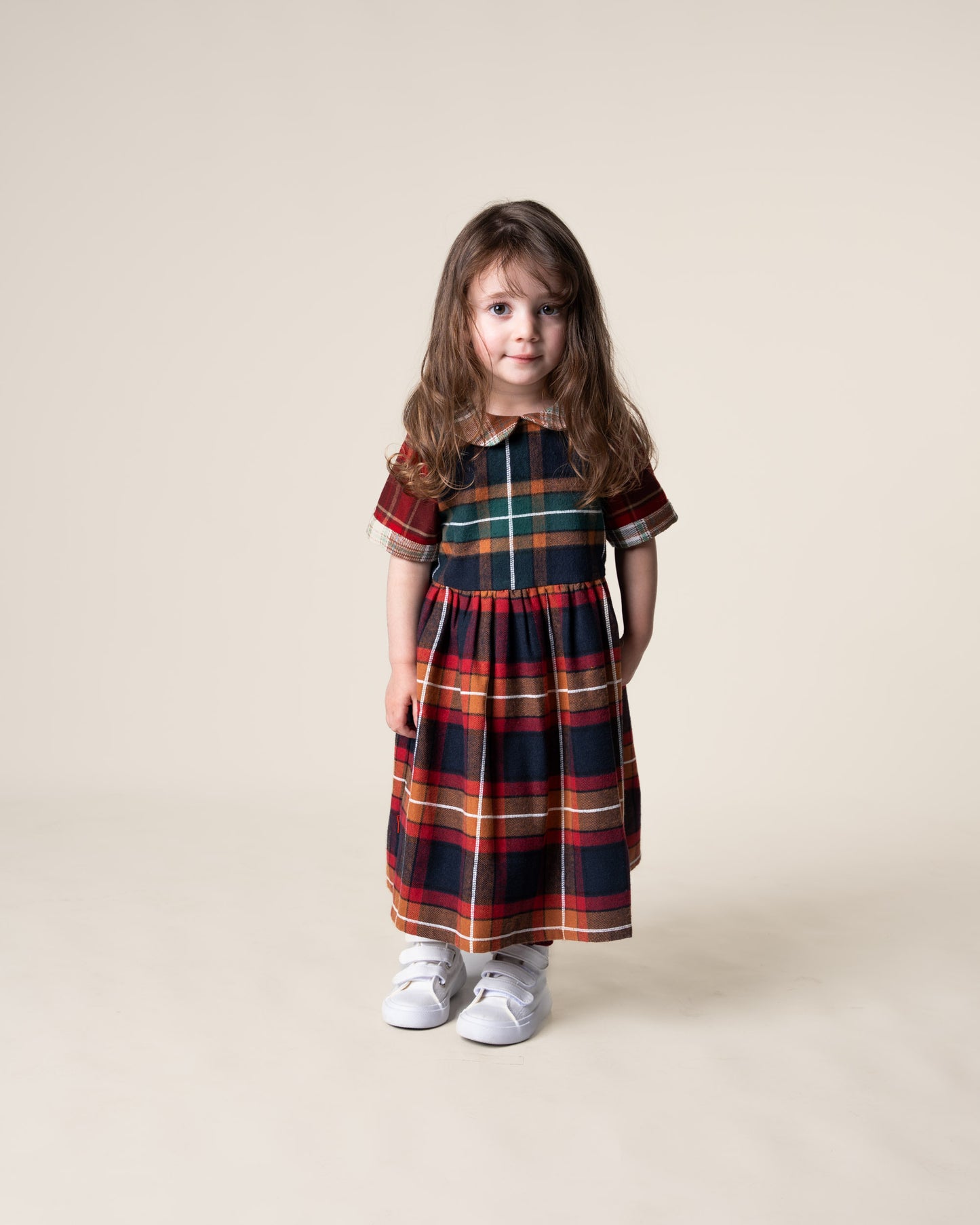 Empire Dress | Tartan