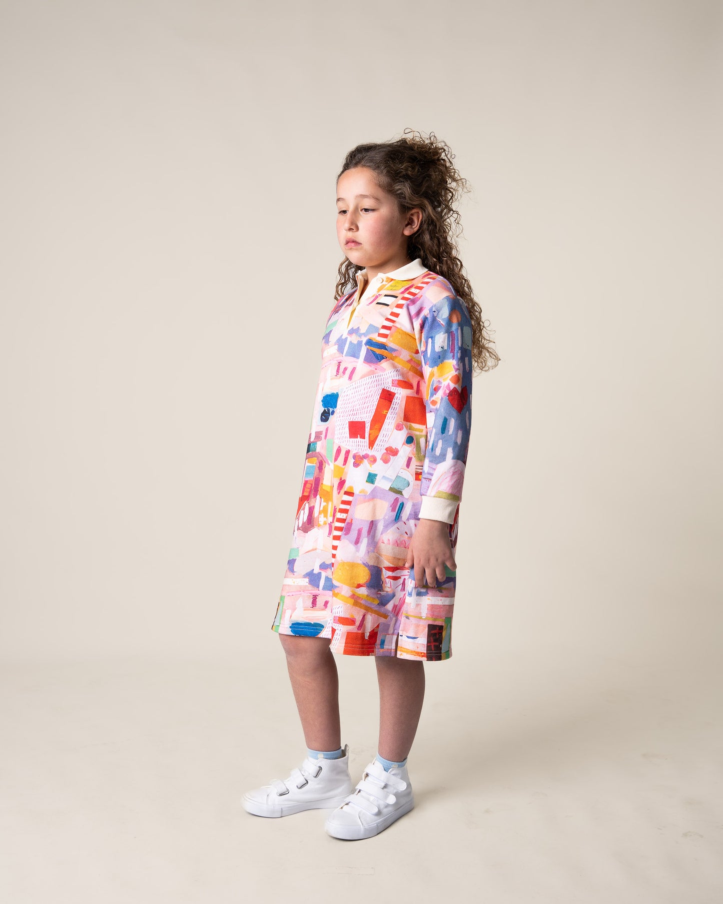 French Terry Dress | September Rain