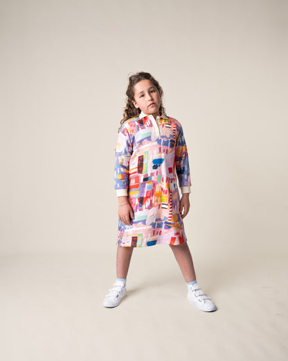 French Terry Dress | September Rain