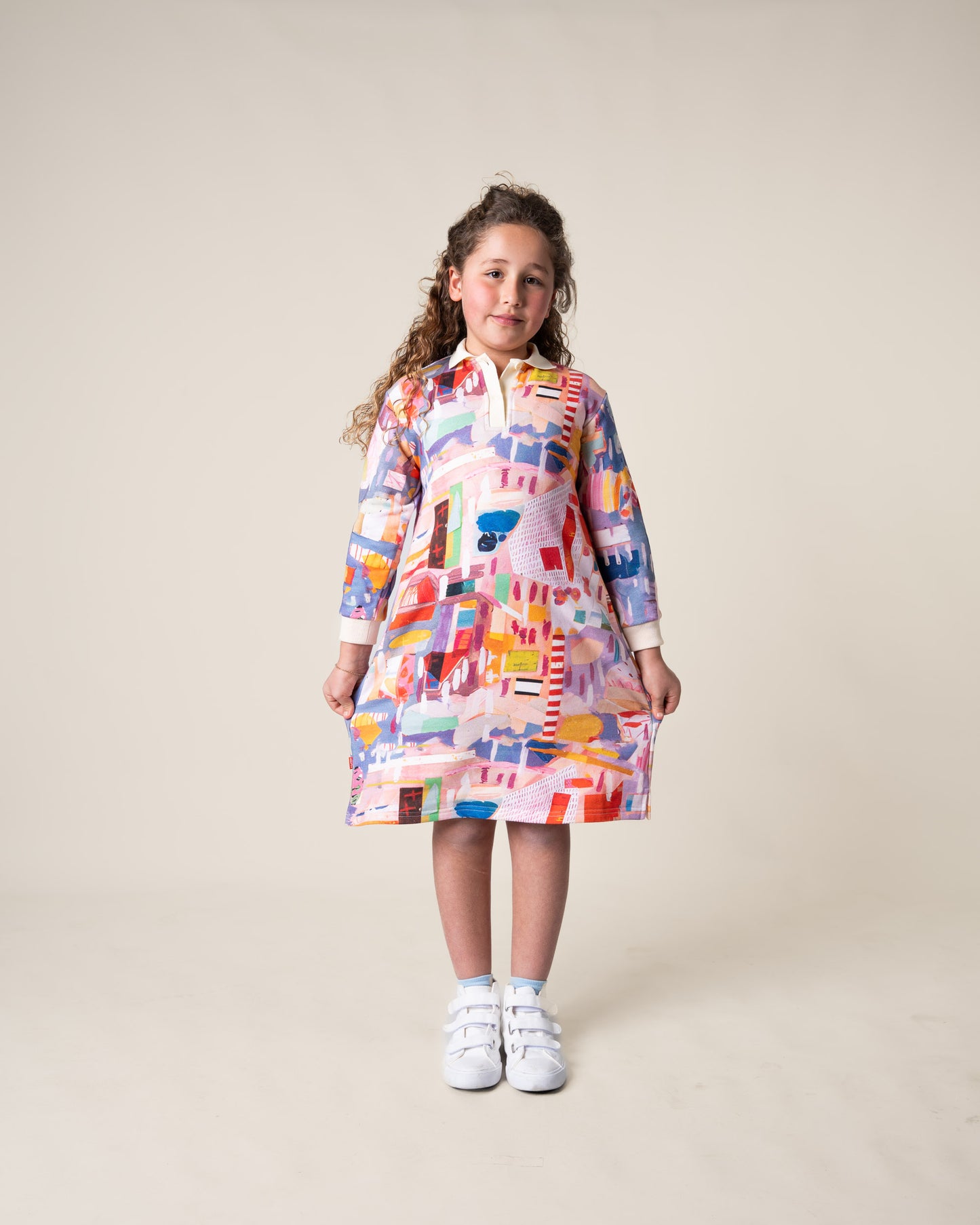 French Terry Dress | September Rain