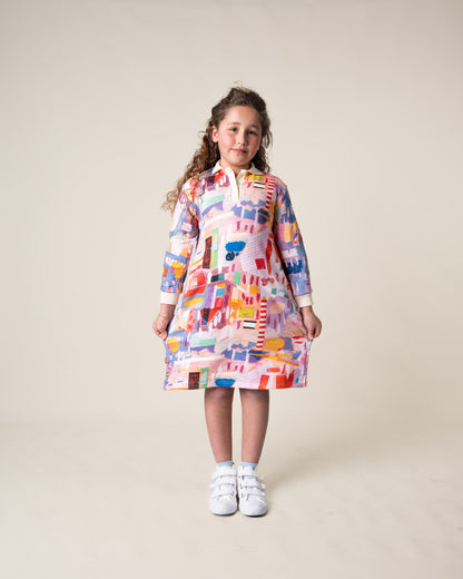 French Terry Dress | September Rain