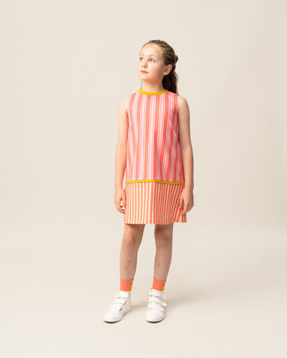 Sleeveless Dress | Coral