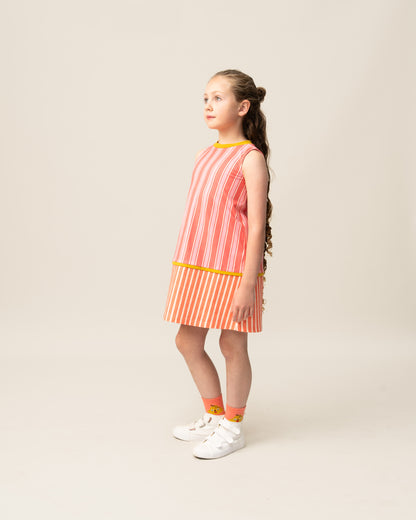 Sleeveless Dress | Coral