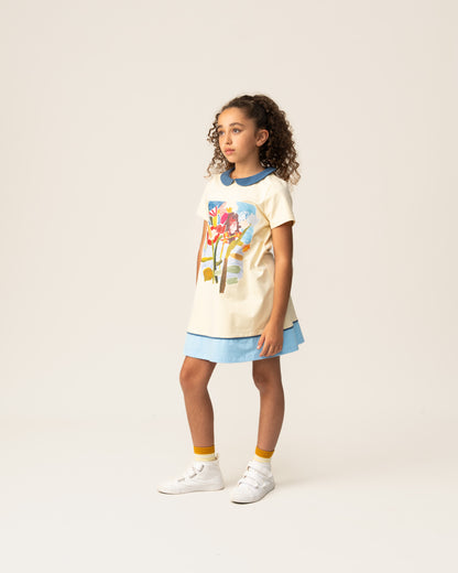A-Line Dress | Soft Blossom
