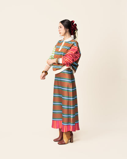 Women's Striped Rugby Jumper (Pre Order)