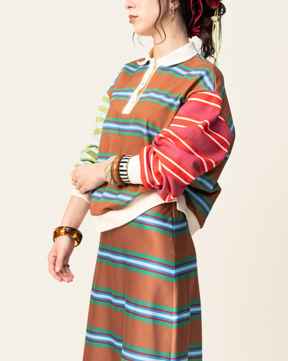 Women's Striped Rugby Jumper (Pre Order)