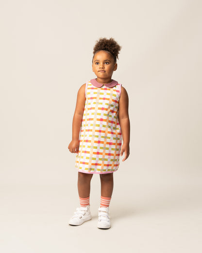 A-Line Dress | Pastel Gingham