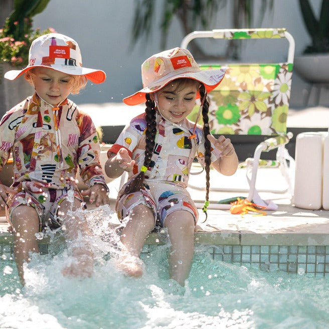 Short Sleeve Swimsuit Pandemonium