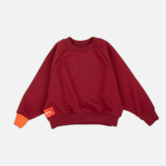 Crew Neck Jumper Plum