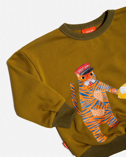 French Terry Pullover | Tiger the Postie