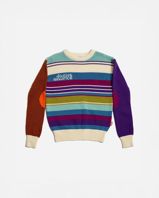 Jersey Knit Sweater |  Ski Stripes