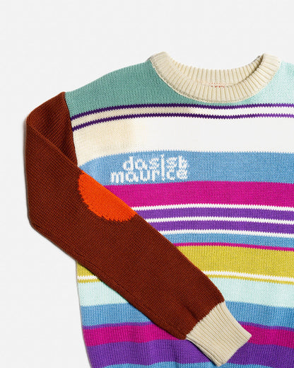 Jersey Knit Sweater |  Ski Stripes