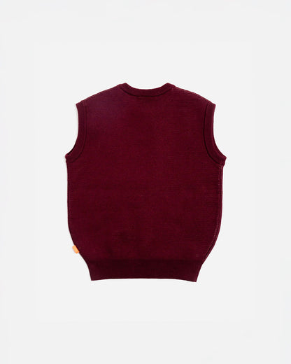 Jacquard Knit Vest | Tiger the Postie