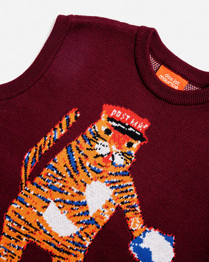 Jacquard Knit Vest | Tiger the Postie