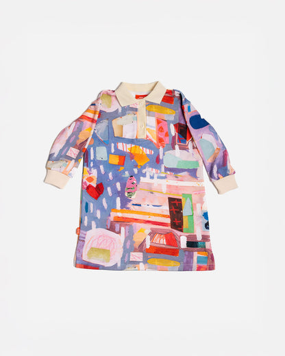 French Terry Dress | September Rain