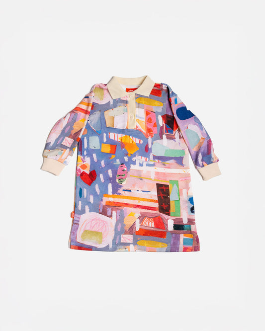 French Terry Dress | September Rain