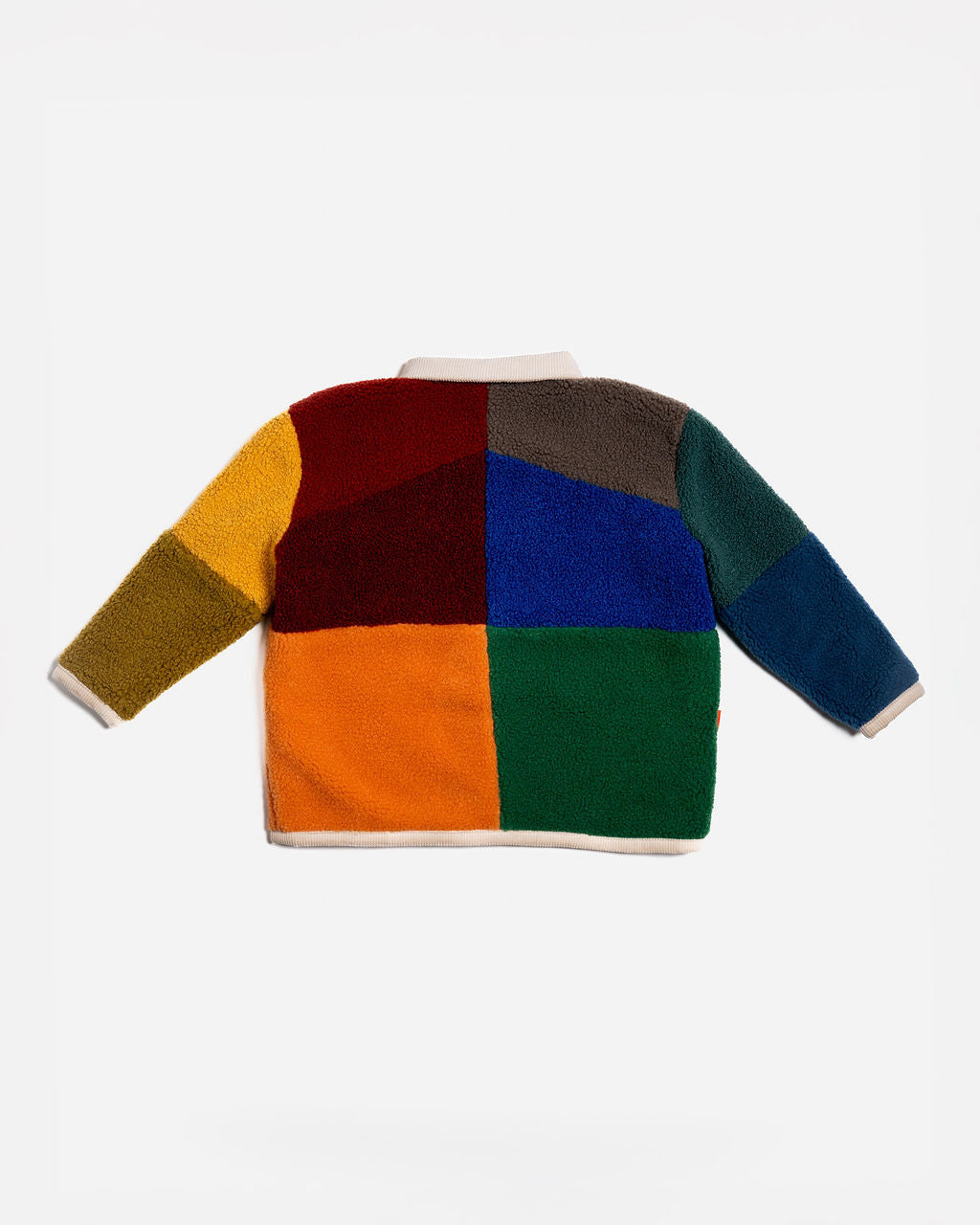 Boucle Coat | Colour Block