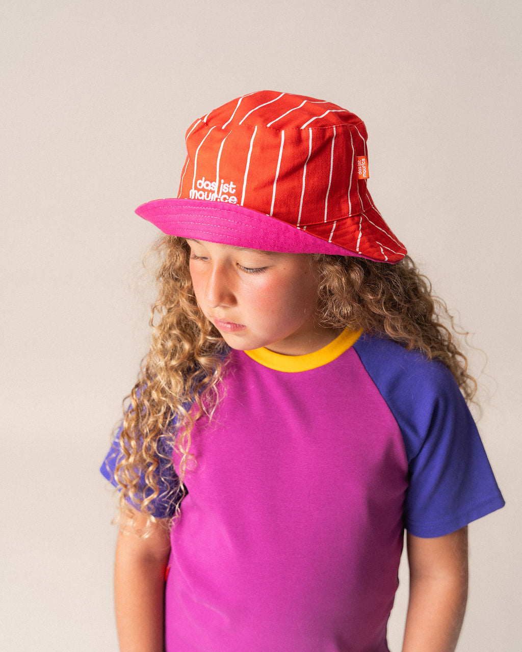 Reversible Bucket Hat Pinstripe