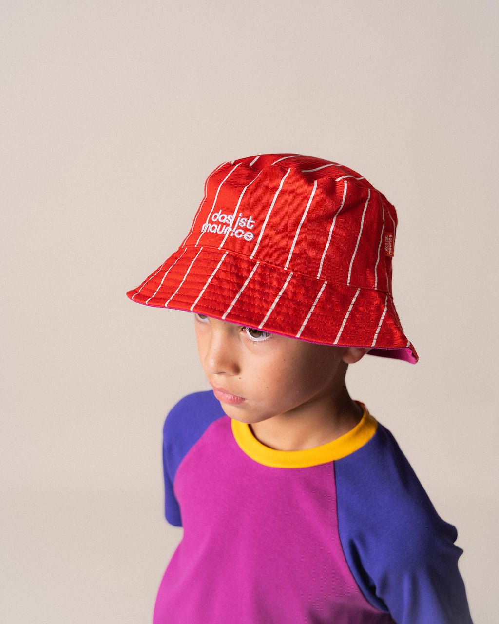 Reversible Bucket Hat Pinstripe