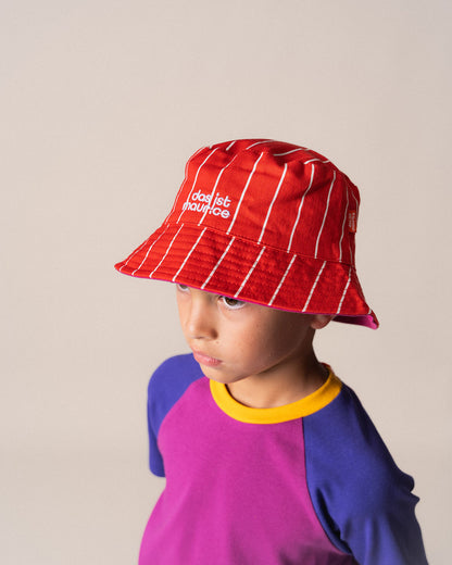 Reversible Bucket Hat Pinstripe