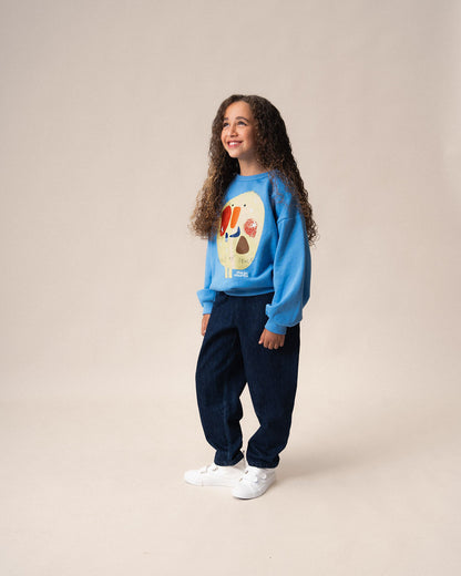 Pullover Sky Blue Space Man