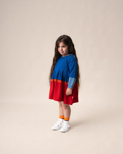 Socks Orange & Blue