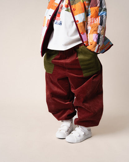 Corduroy Barrel Pants