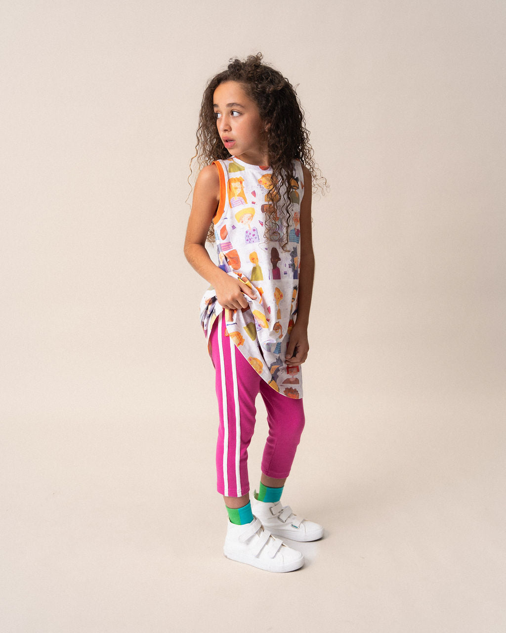 3/4 Knickerbockers Magenta