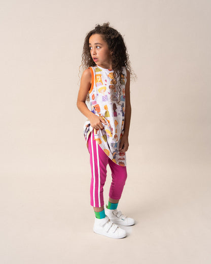 3/4 Knickerbockers Magenta