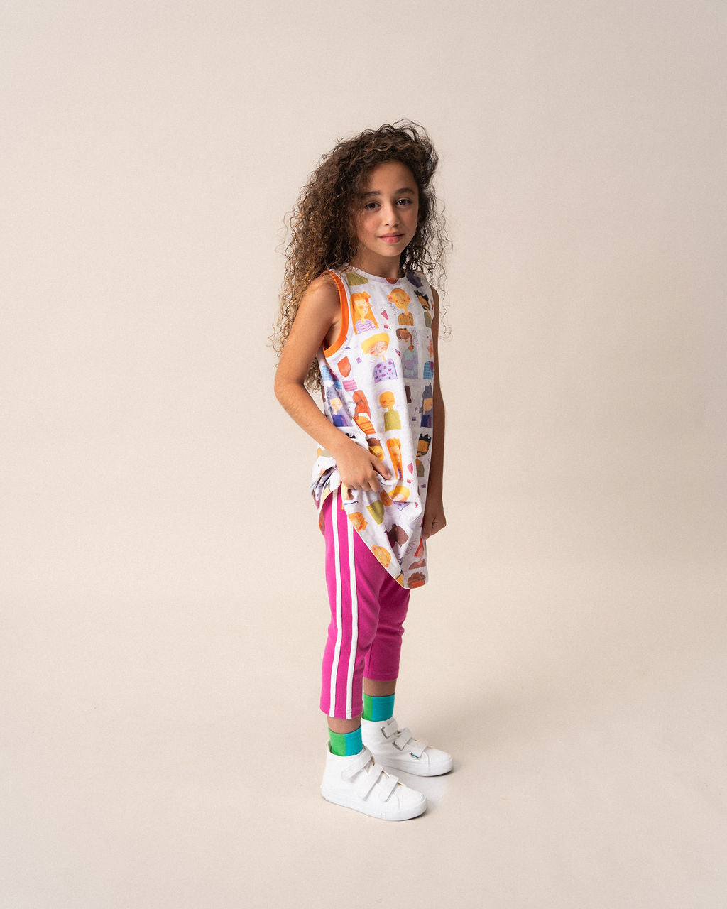 3/4 Knickerbockers Magenta