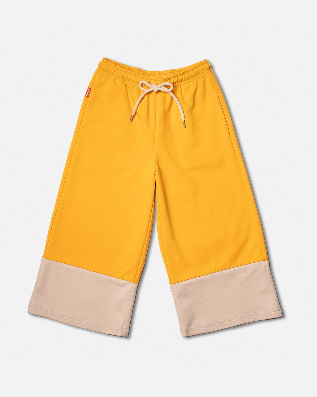 Wide Leg Pants Yellow