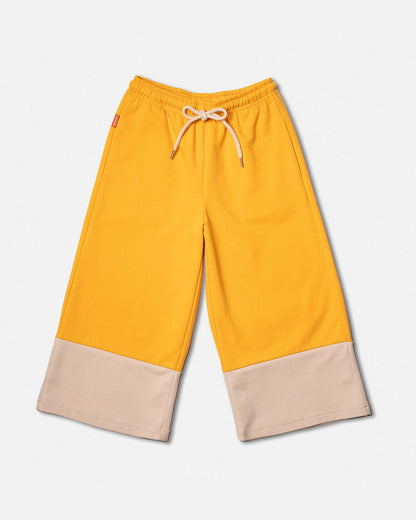 Wide Leg Pants Yellow
