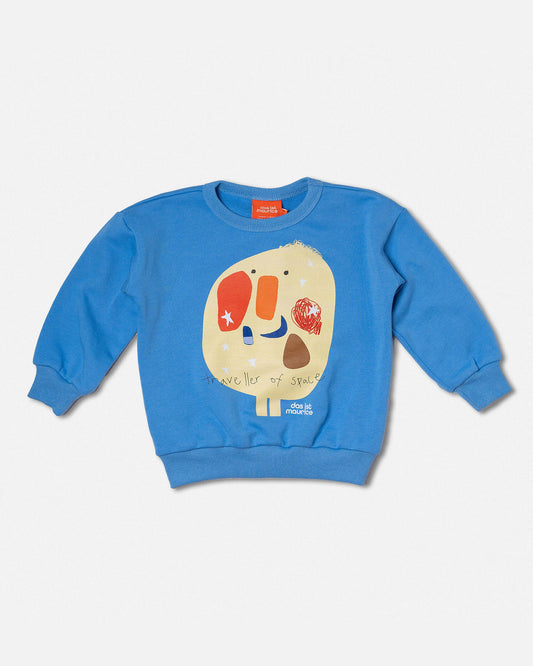 Pullover Sky Blue Space Man