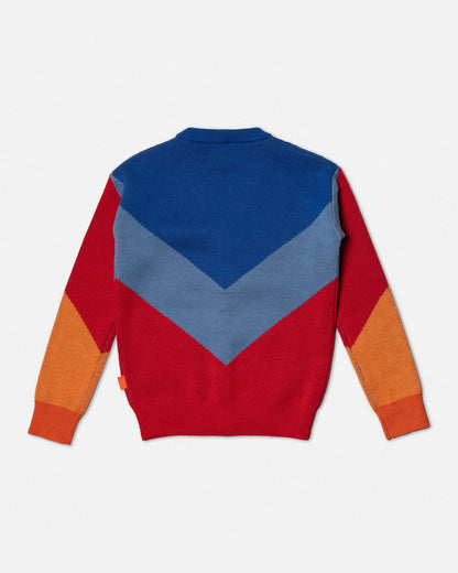 Jacquard Knit Cardigan