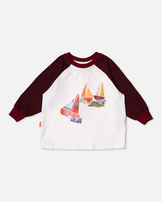 Raglan Long Sleeve T-Shirt Boats