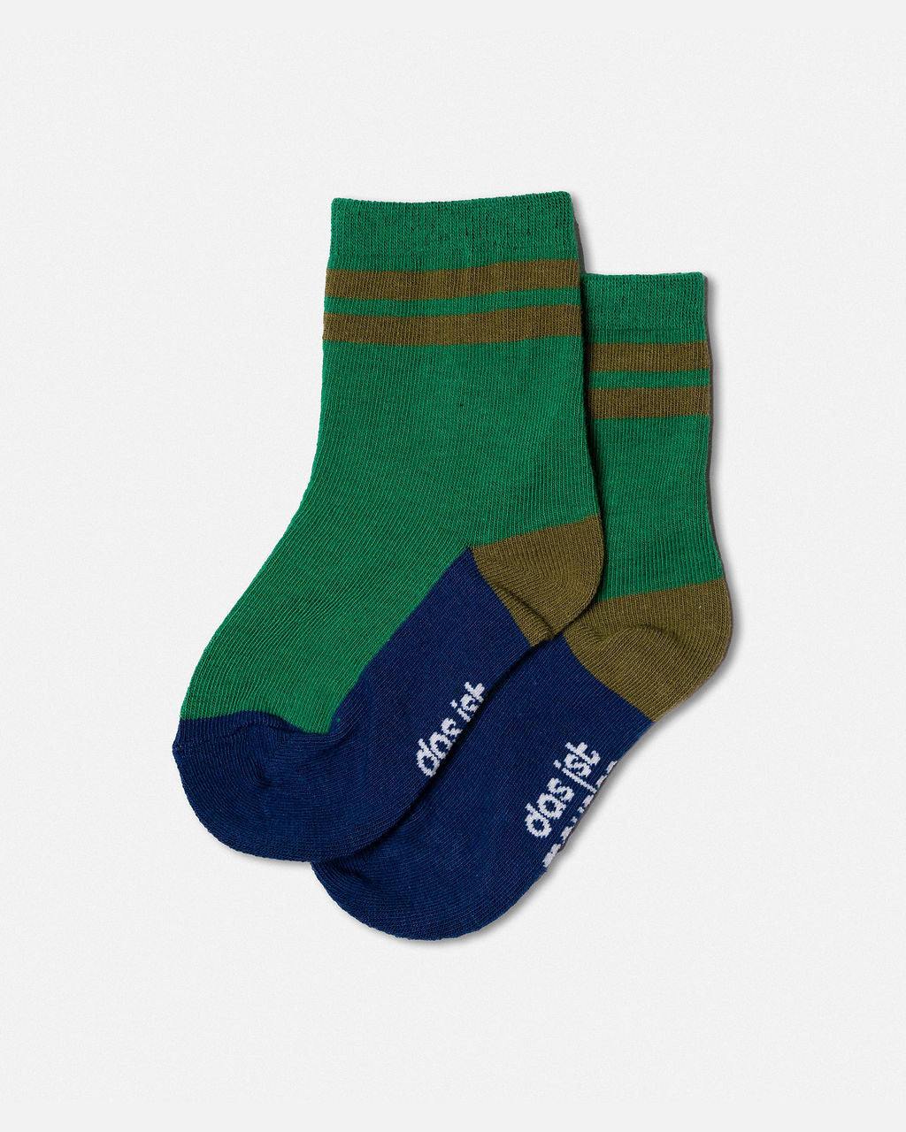 Socks Green Stripes