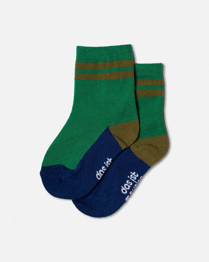 Socks Green Stripes