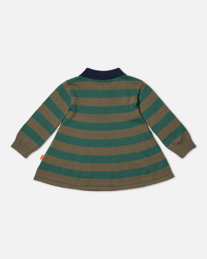 Jacquard Knit Dress Stripes