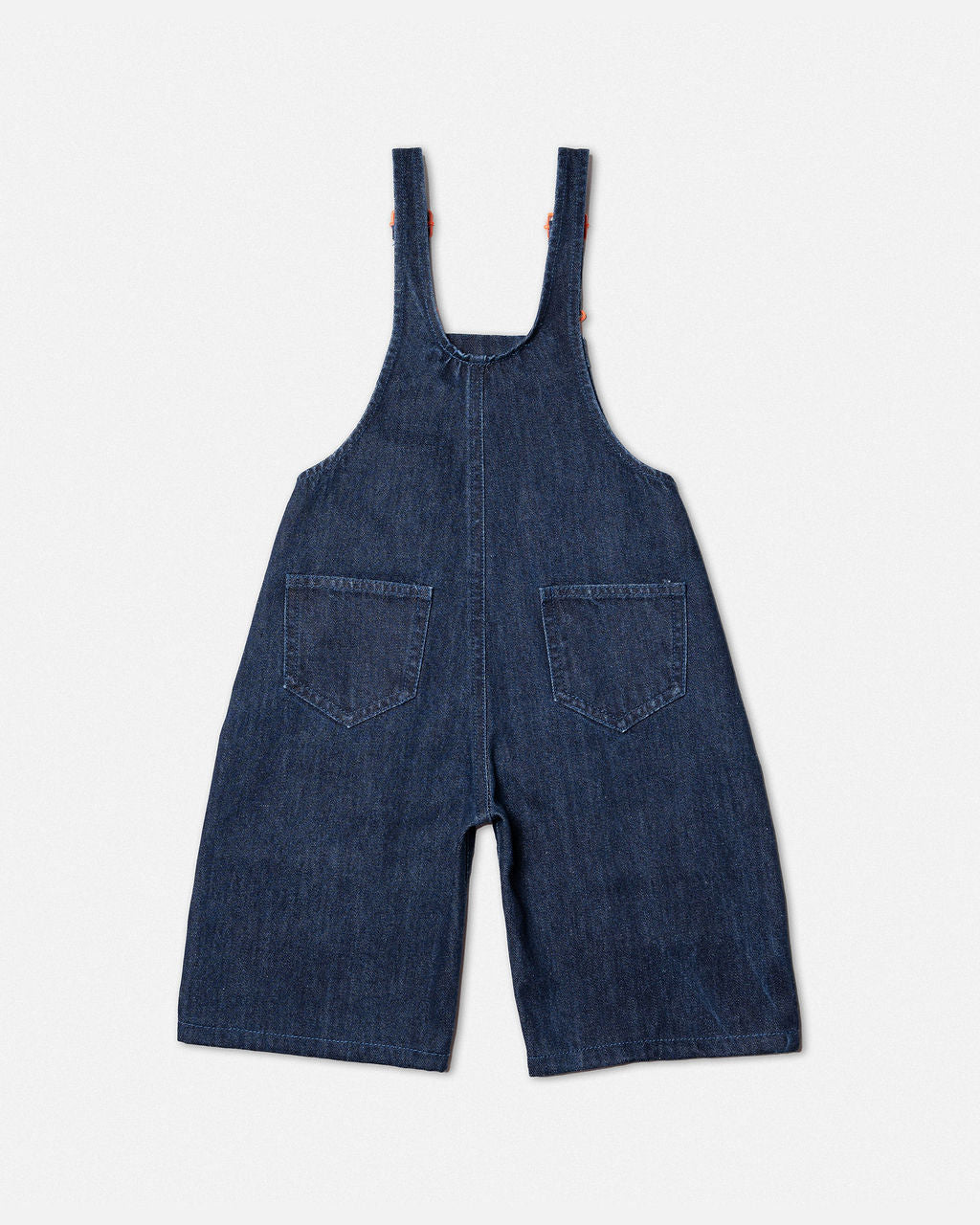 Shorts Overalls Denim Dark Wash