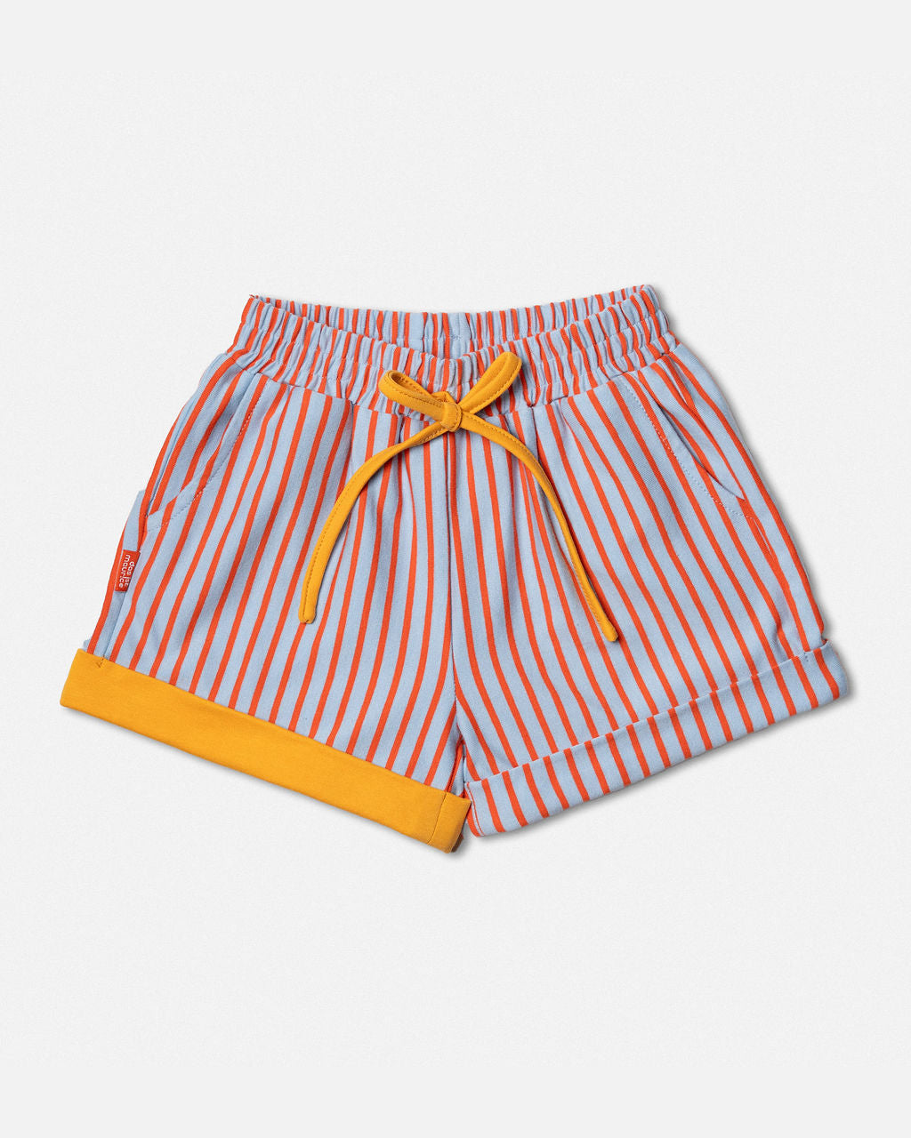 Shorts Blue & Orange Stripes