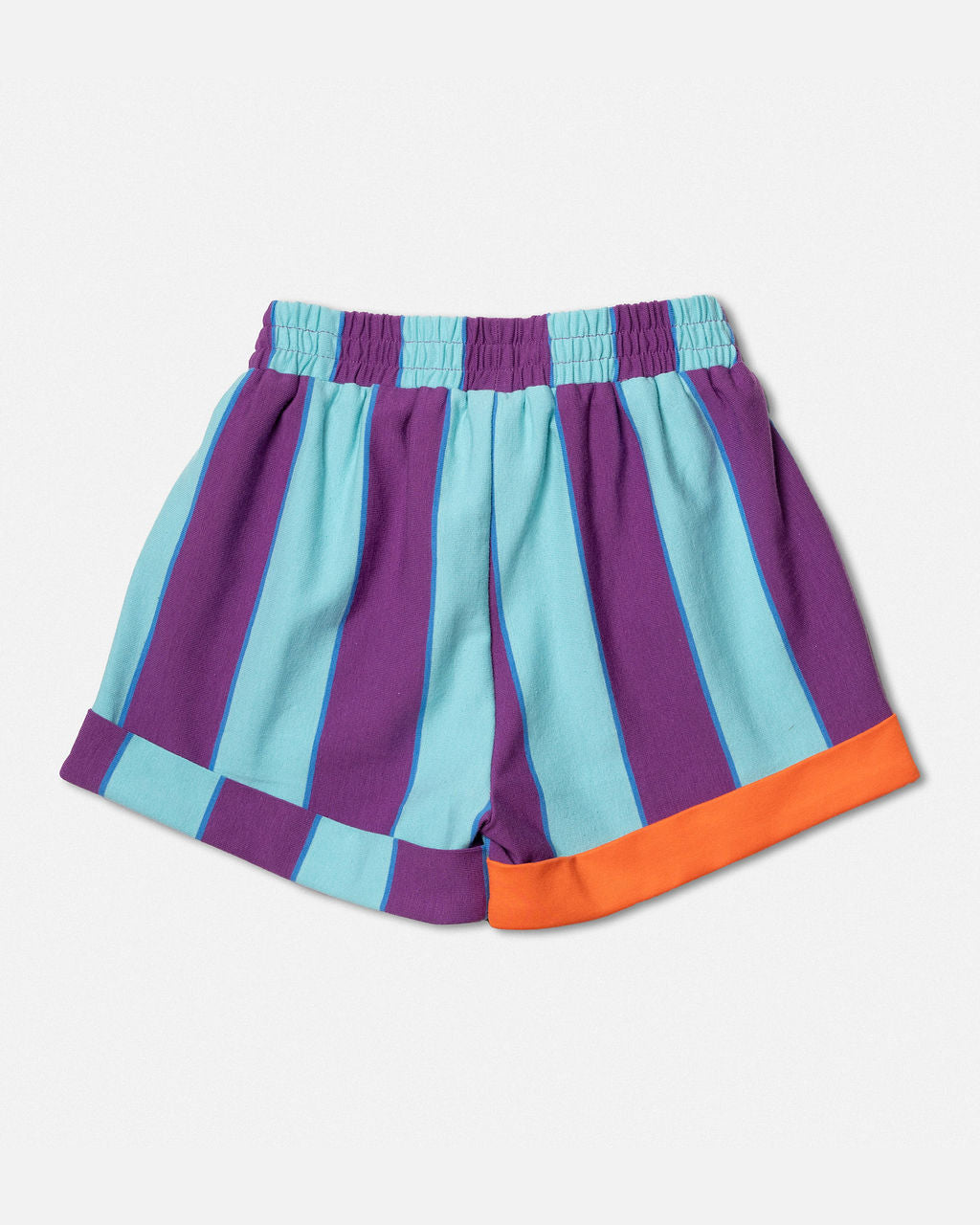 Shorts Purple & Aqua Stripes